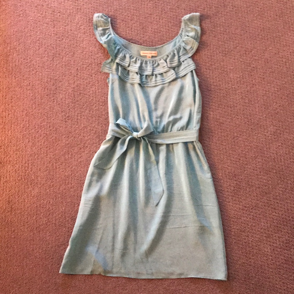 Amanda Uprichard ruffle silk dress